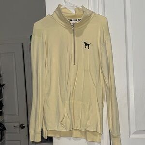 Victoria's Secret PINK Light Yellow Zip-Up